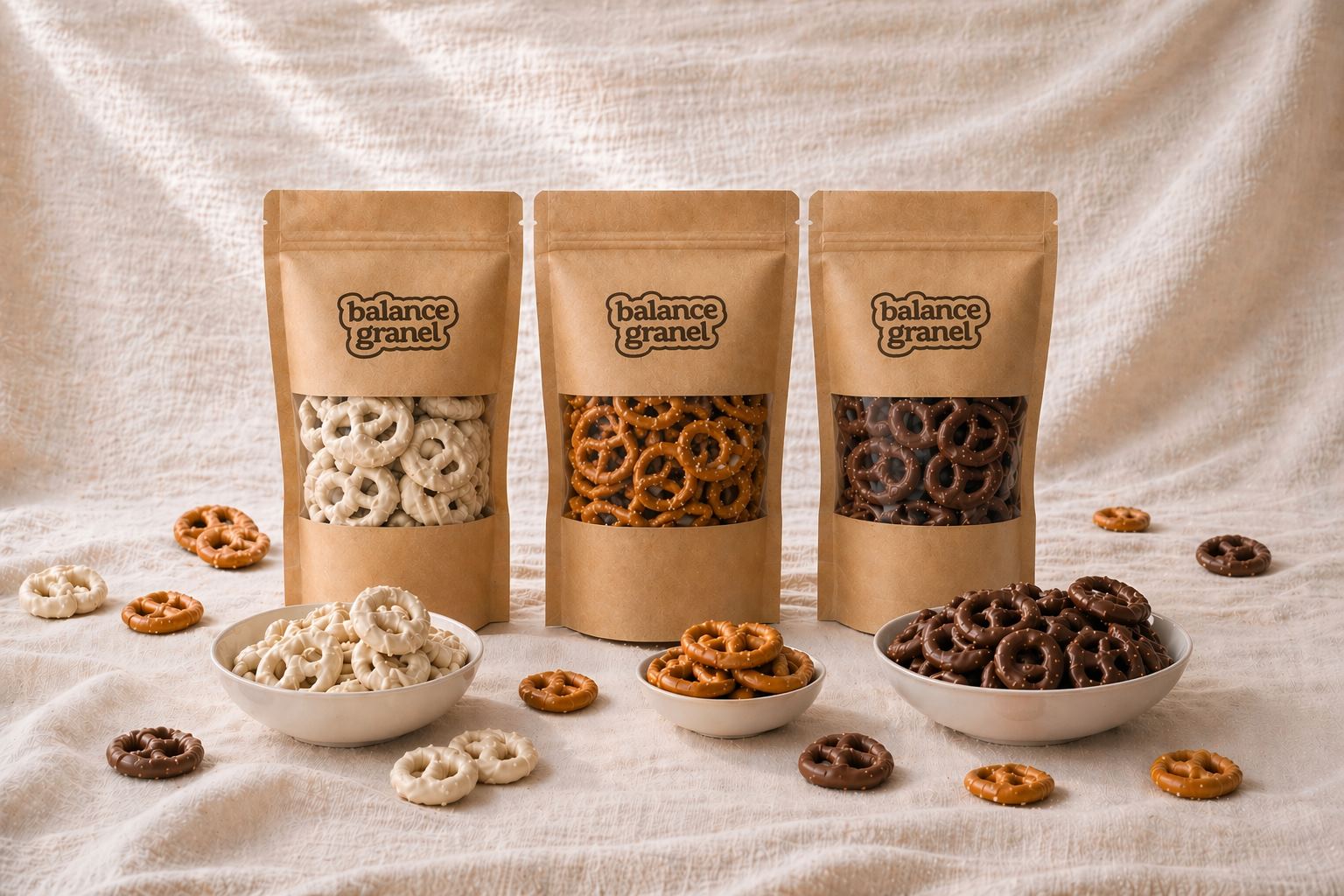 Pretzels de sabores a granel. Visita nuestra tienda en línea. Envíos a todo México. 
