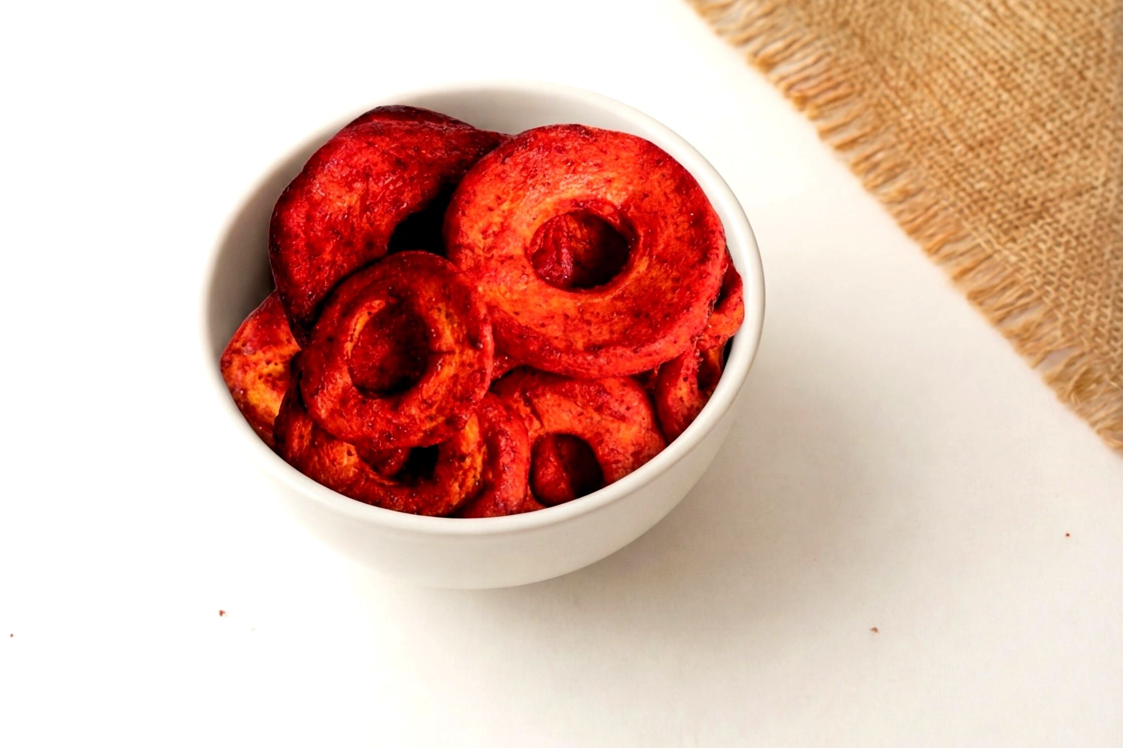 Manzana Deshidratada Enchilada a granel. Visita nuestra tienda en línea. Entregas a domicilio México.
